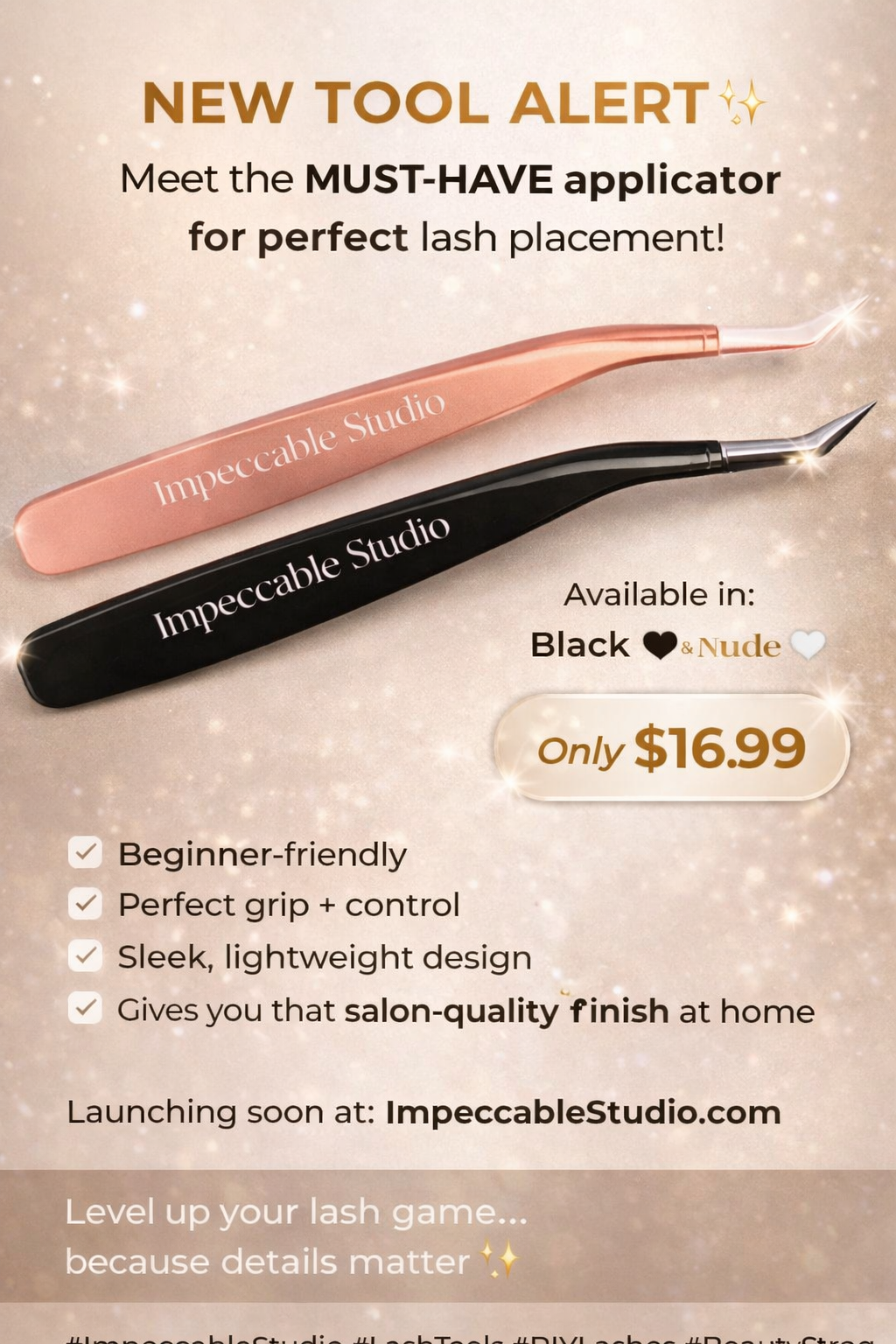 IMPECCABLE PRO LASH APPLICATOR